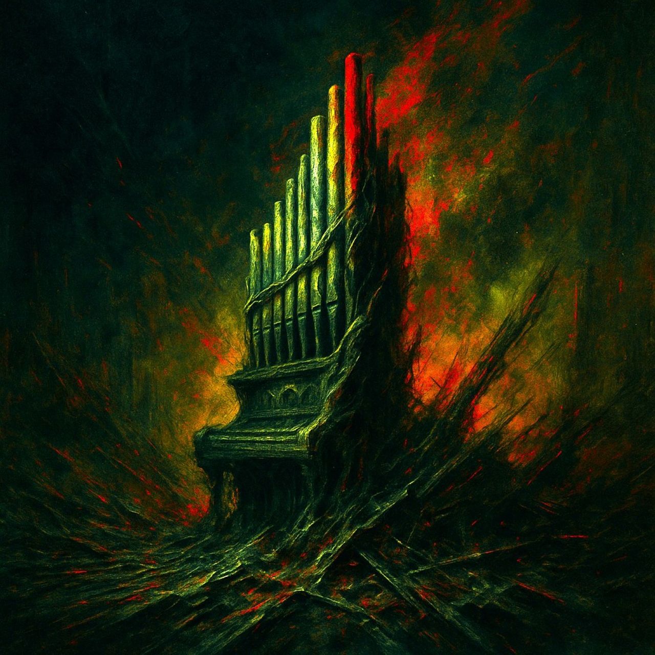 A crusty organ in florid disrepair